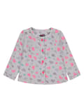 Miniatyrbillede 1 af 3: Pigesweatshirt, uknappet, mix, hjerter, Kanz