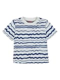 Miniatyrbillede 1 af 3: Drenge-T-shirt, hvid og blå, striber, Kanz