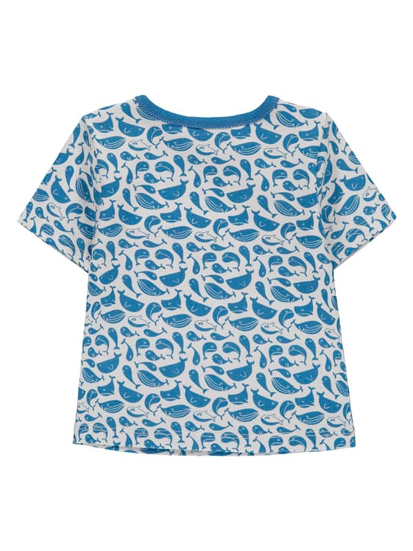 Baby-T-shirt, blandad, fisk, Kanz