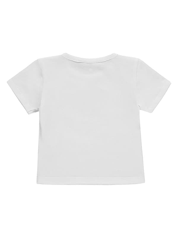 Baby-T-shirt, vit, sköldpadda, Kanz