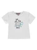 Miniatyrbild 1 av 3: Baby-T-shirt, vit, sköldpadda, Kanz