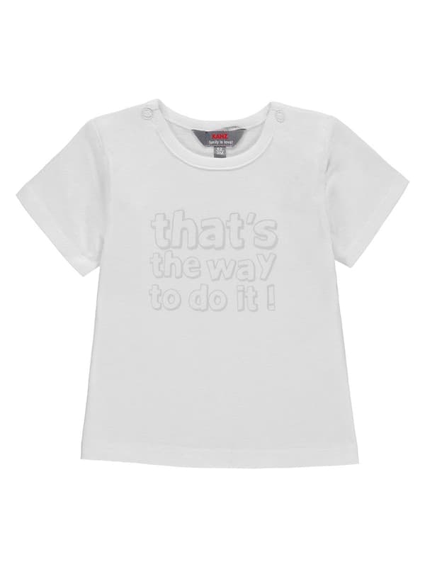 Baby-T-shirt, vit, Så gör man det!, Kanz