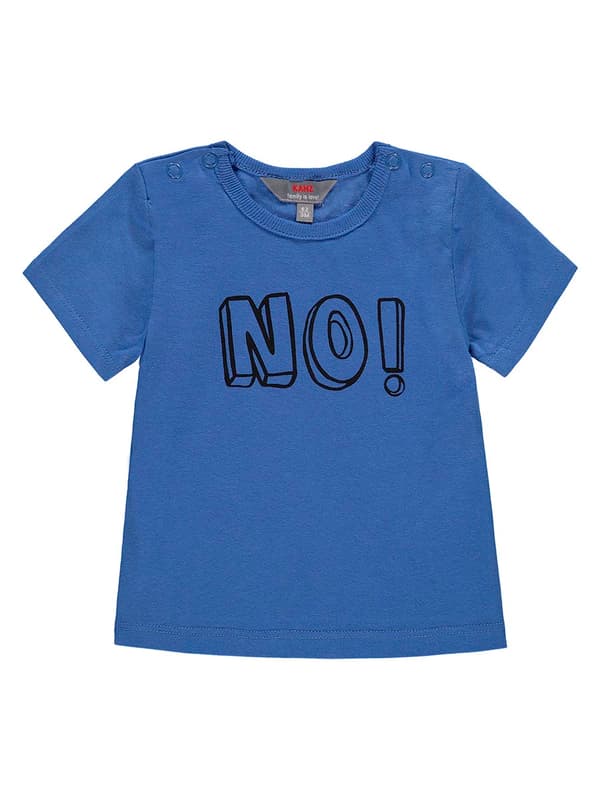 Baby T-shirt, blå, Nej, Kanz
