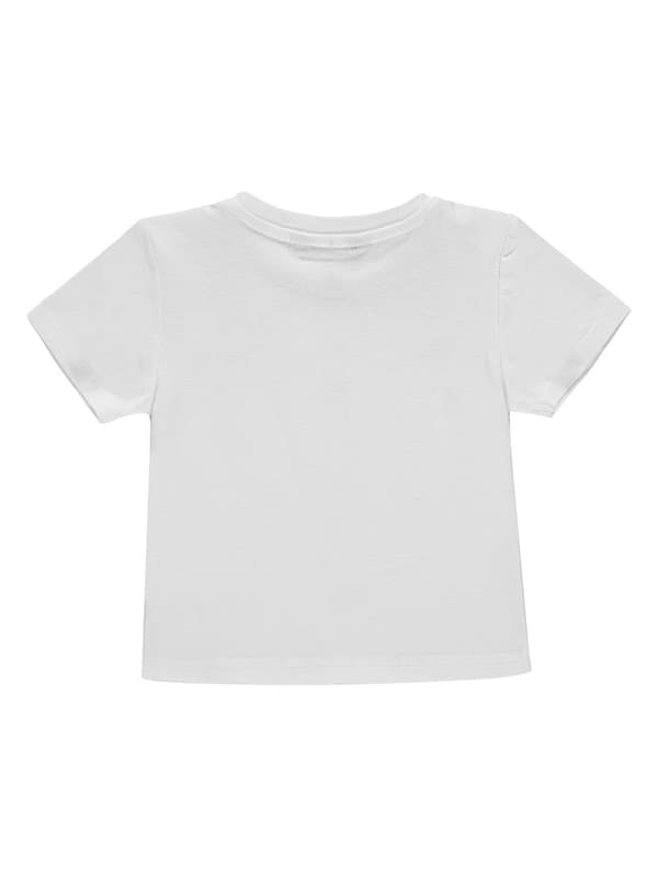 Pojk-T-shirt, vit, slips, Kanz