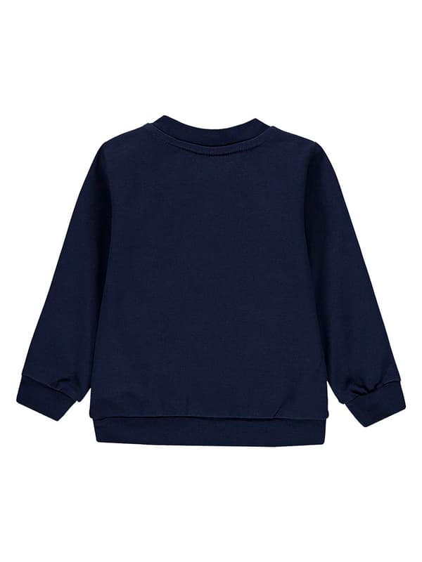 Åben drengesweatshirt, marineblå, Kanz
