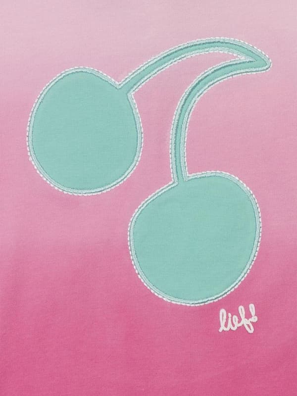 Flicka-T-shirt, rosa, körsbär, Lief