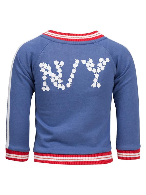 Pigesweatshirt, uknappet, blå, City Trip, Lief