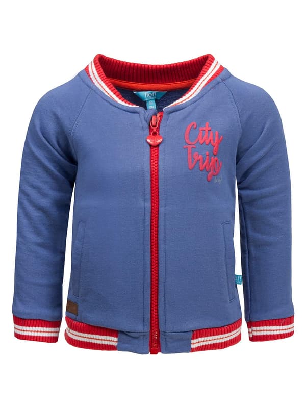 Pigesweatshirt, uknappet, blå, City Trip, Lief