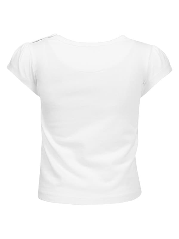 T-shirt för flickor, vit, Glöm inte att ha kul, Lief