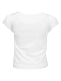 Miniatyrbillede 2 af 4: Pige-T-shirt, hvid, Glem ikke at have det sjovt, Lief