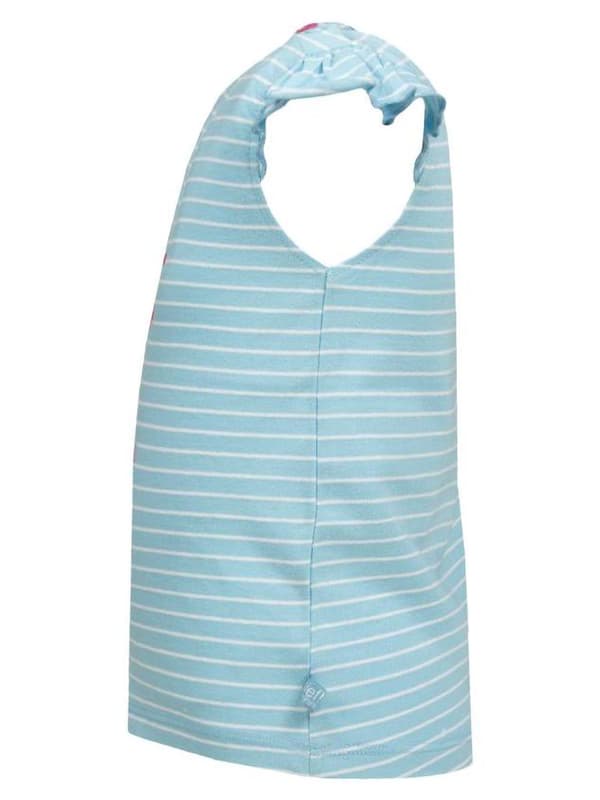 Tyttöjen t-paita, turkoosi, flamingo, Lief