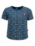 Miniatyrbillede 1 af 4: Drenge-T-shirt, marineblå, bogstaver, Lief