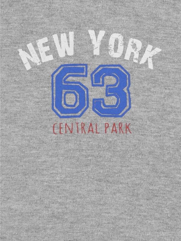 Pojkar T-shirt New York grå Lief