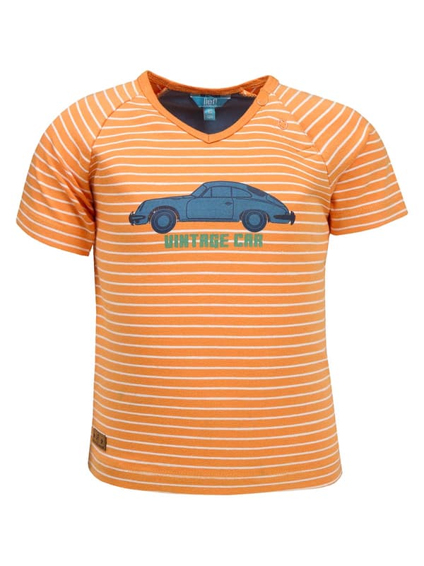 Pojkar T-shirt Vintagebil orange Lief