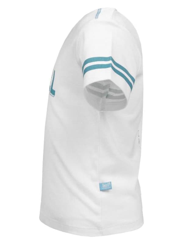 Pojk-T-shirt med Mr.-tryck Chill white Lief