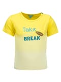 Miniatyrbillede 1 af 4: Drenge T-shirt Take a Summer Break gul Lief