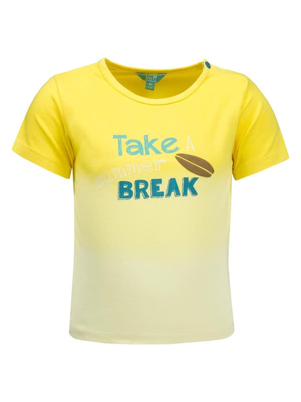 Drenge T-shirt Take a Summer Break gul Lief