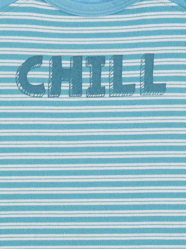 Pojk T-shirt med korta ärmar Chill blå Lief