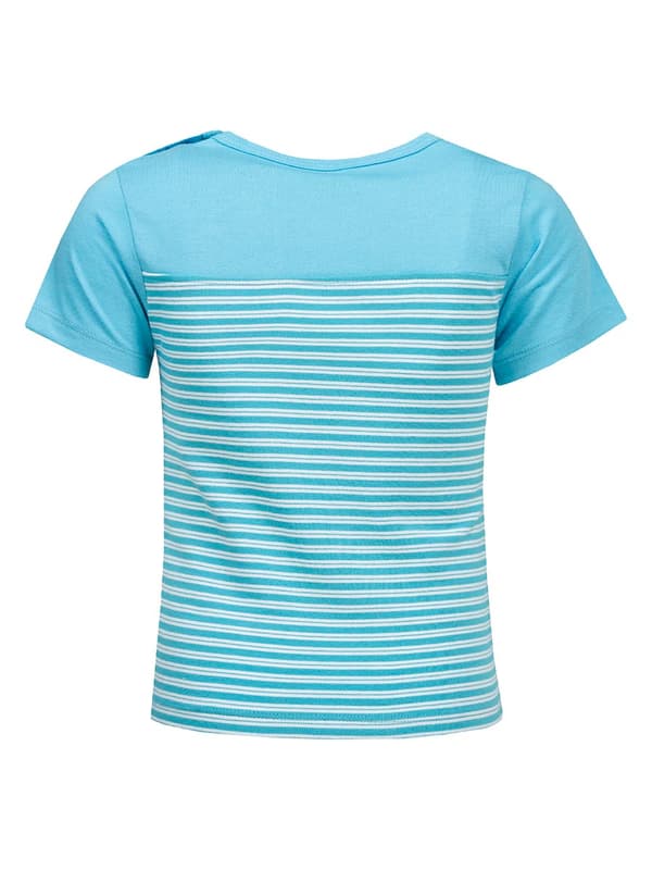 Pojk T-shirt med korta ärmar Chill blå Lief
