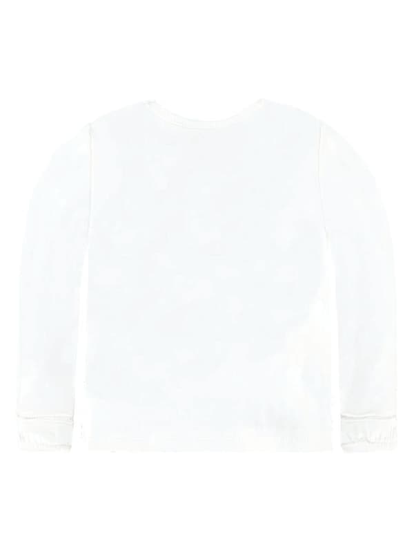 Babyblus med tryck vit Kanz