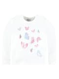 Miniatyrbillede 1 af 3: Babybluse med print hvid Kanz
