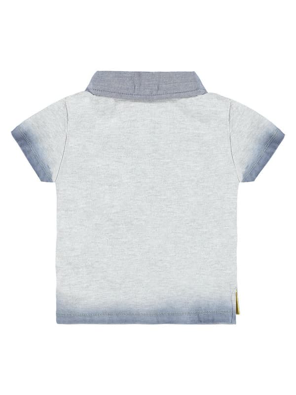 Kanz grå baby poloshirt