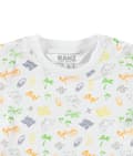 Miniatyrbild 3 av 3: Baby-T-shirt med färgglatt mönster, vit Kanz
