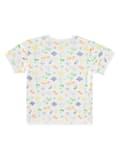 Miniatyrbild 2 av 3: Baby-T-shirt med färgglatt mönster, vit Kanz