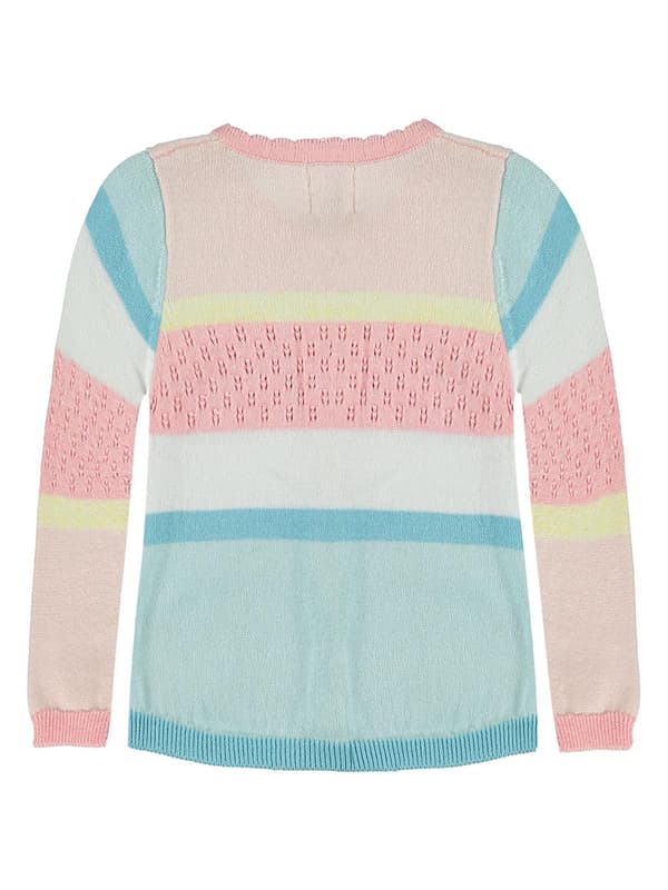 Kanz babyrosa och blå tröja