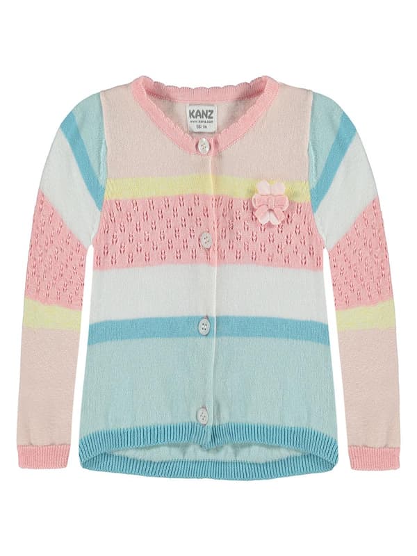 Kanz babyrosa och blå tröja