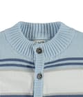 Miniatyrbillede 3 af 3: Drenges blå sweater med knapper Kanz