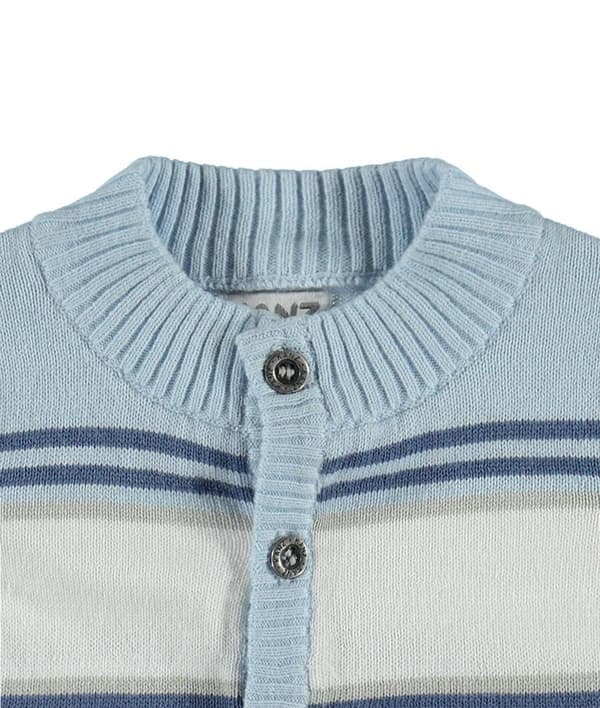Drenges blå sweater med knapper Kanz