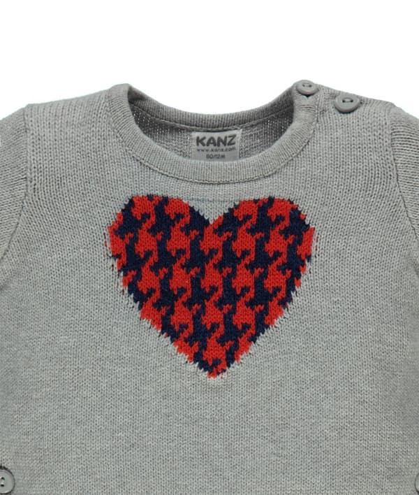 Grå sweater til piger, Kanz