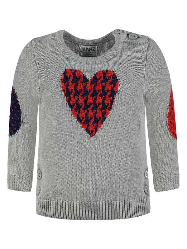 Grå sweater til piger, Kanz
