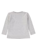 Miniatyrbillede 2 af 3: Babystribet bluse grå Kanz
