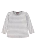 Miniatyrbillede 1 af 3: Babystribet bluse grå Kanz