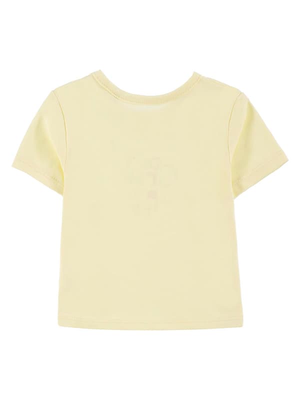 Babygul blus med Kanz-tryck