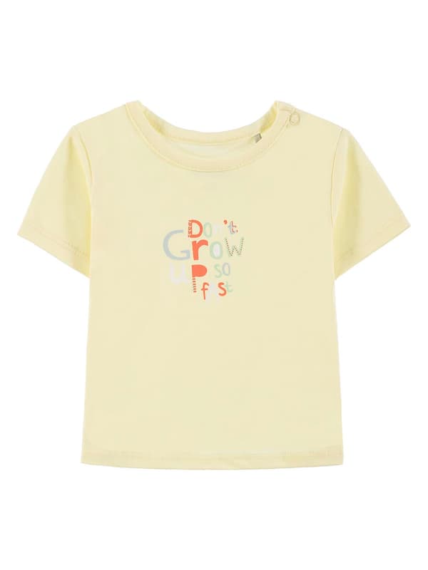 Babygul blus med Kanz-tryck