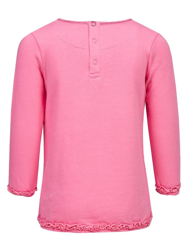 Fin flickig bomullstunika rosa Lief