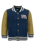 Miniatyrbillede 1 af 3: Blå drenge baseball sweatshirt med Lief-print