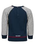 Miniatyrbillede 2 af 3: Drenges blå sweatshirt med Lief-print