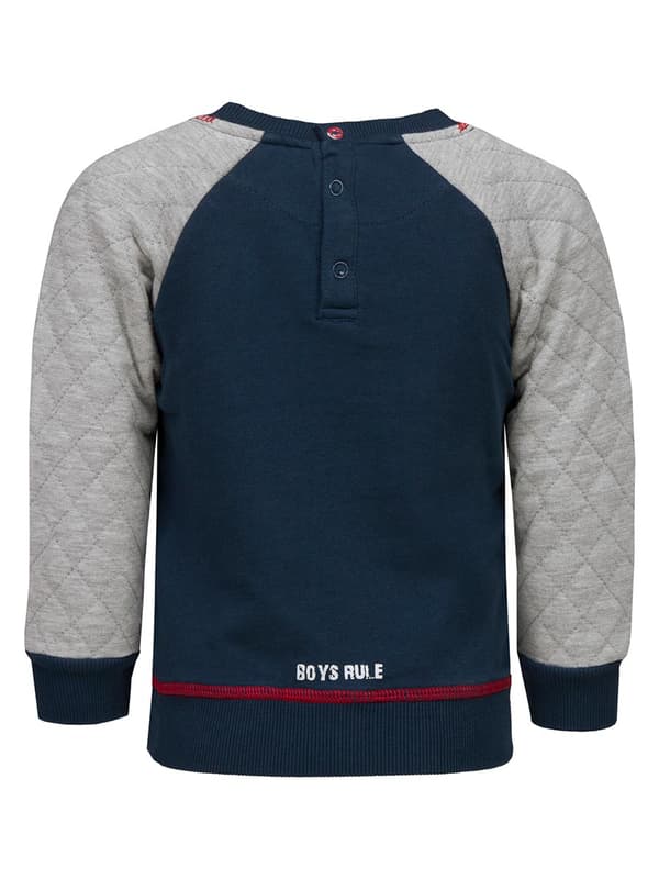 Drenges blå sweatshirt med Lief-print