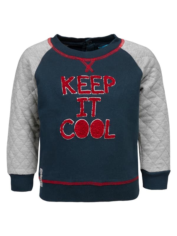 Drenges blå sweatshirt med Lief-print