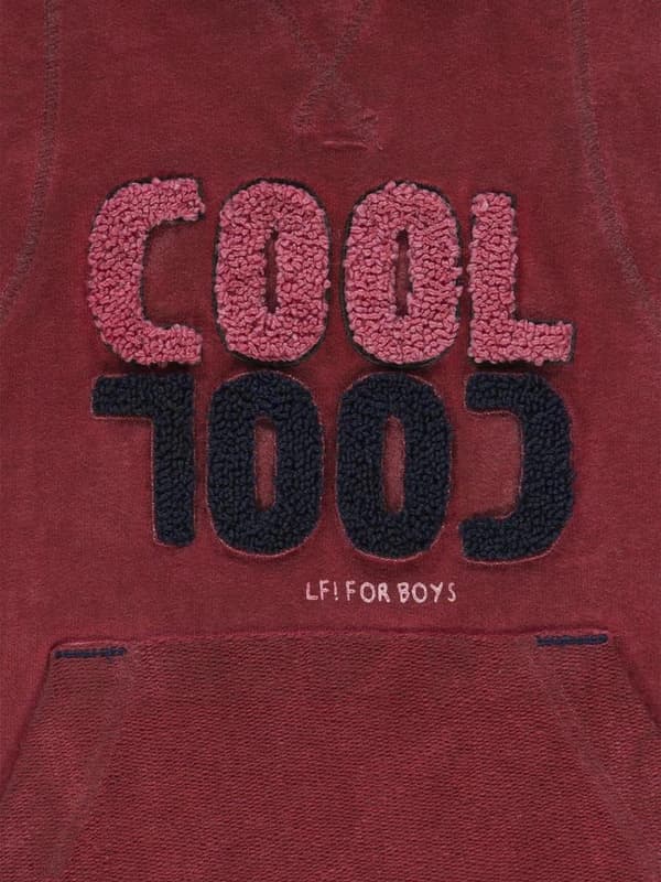 Röd Hoodie för Pojkar Lief