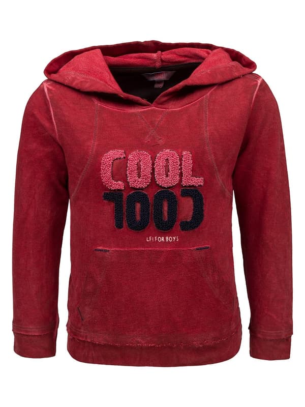 Röd Hoodie för Pojkar Lief
