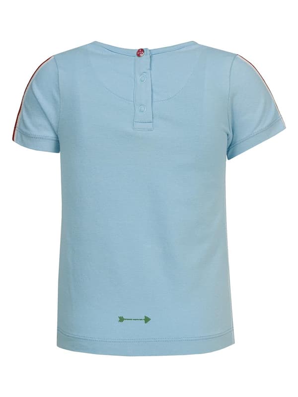 Pojk-T-shirt med korta ärmar, blå, Lief