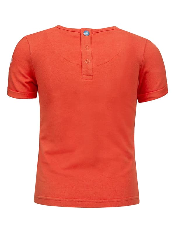 Pojkblus med kort ärm, orange Lief
