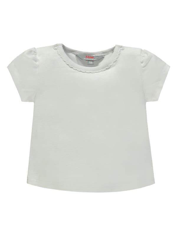 Baby Piger Kortærmet Bluse Hvid Kanz