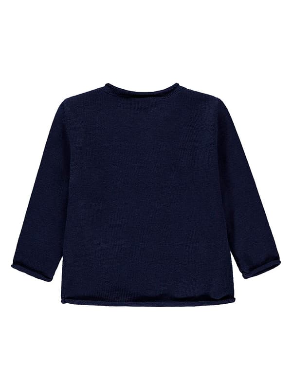 Pigebaby cardigan marineblå Kanz