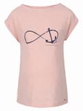 Miniatyrbillede 1 af 2: Rød stribet graviditets-t-shirt til kvinder, navle, fødselsdag